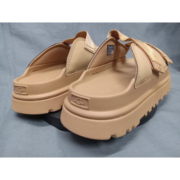 UGG Girls K Goldenglow Slide Slip-on Dark Brown Sand Size 6 NEW IN BOX! - Picture 7 of 13